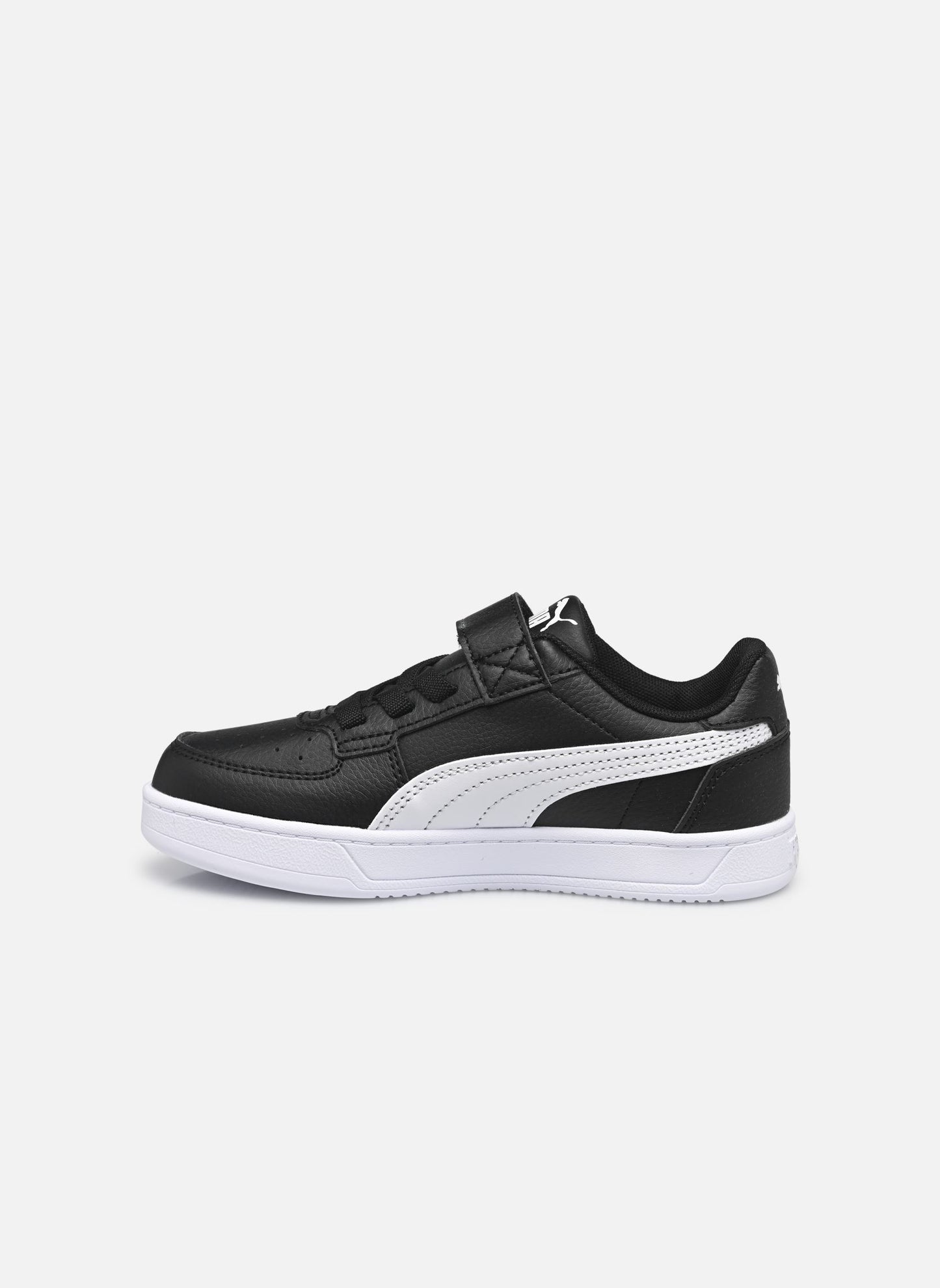Sneaker PUMA CAVEN 2.0 AC + PS scarpa ginnastica da bambino in pelle nero con strappo