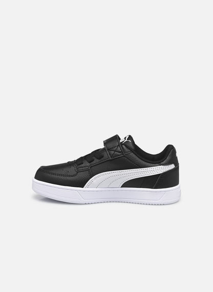 Sneaker PUMA CAVEN 2.0 AC + PS scarpa ginnastica da bambino in pelle nero con strappo