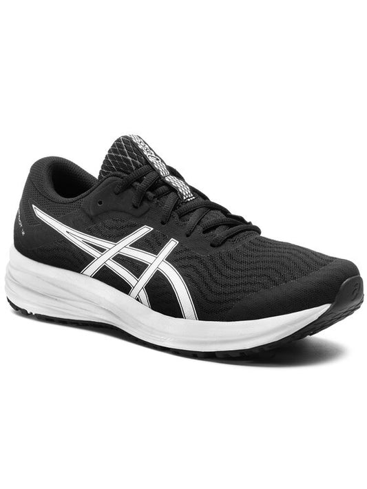 Sneakers ASICS PATRIOT 12 scarpa running da uomo in tessuto tecnico nera