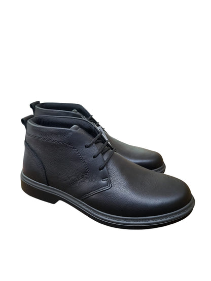 Polacchine ENVAL SOFT scarpa casual da uomo MADE IN ITALY pelle/nappa bottolato nero