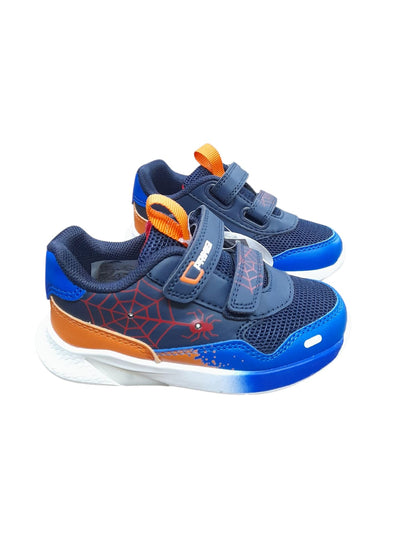 Sneakers PRIMIGI SPORT LIGHTS scarpa ginnastica bambino in pelle e tessuto blu royal