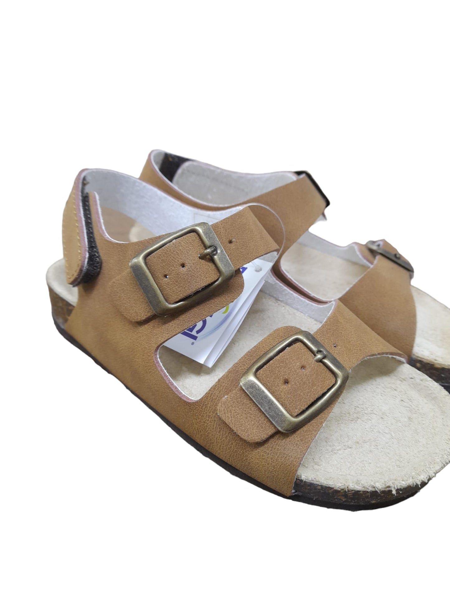 Sandalo PRIMIGI modello BIRK scarpa bambino in nabuk atene marrone