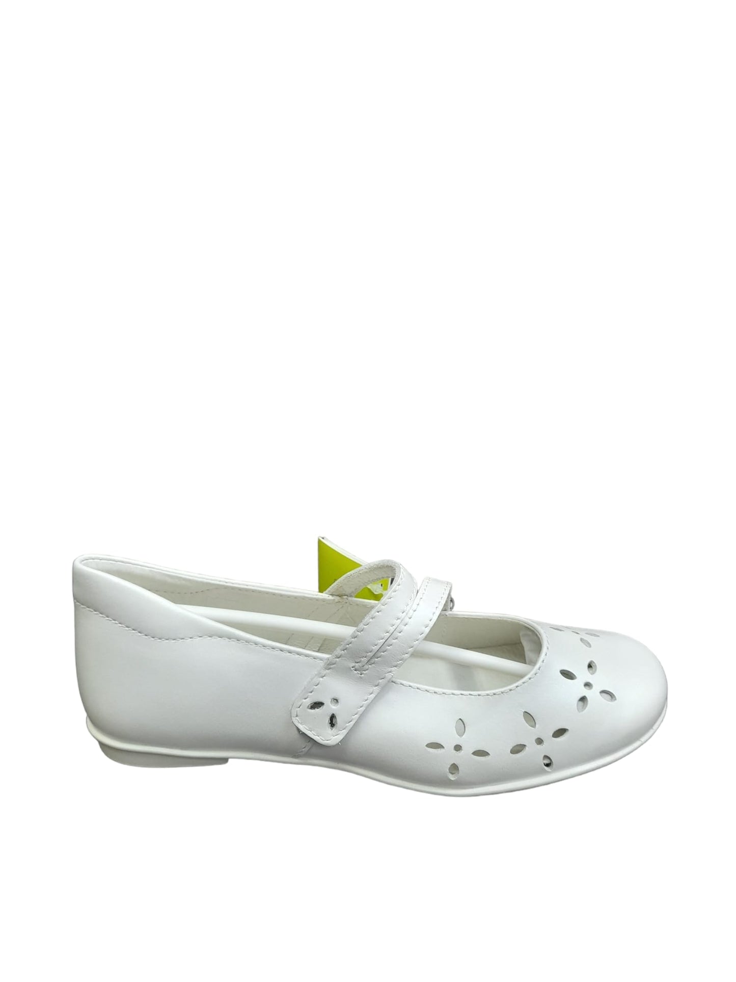 Ballerina PRIMIGI scarpa cerimoniale e casual in pelle di nappa bianco perlata