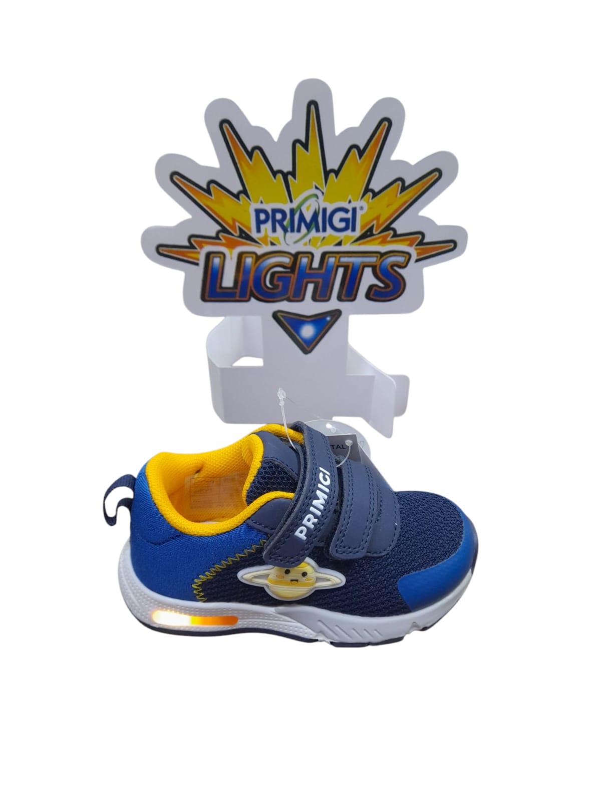 Sneakers PRIMIGI SPORT LIGHTS scarpa ginnica bambino primi passi tessuto e pelle blu