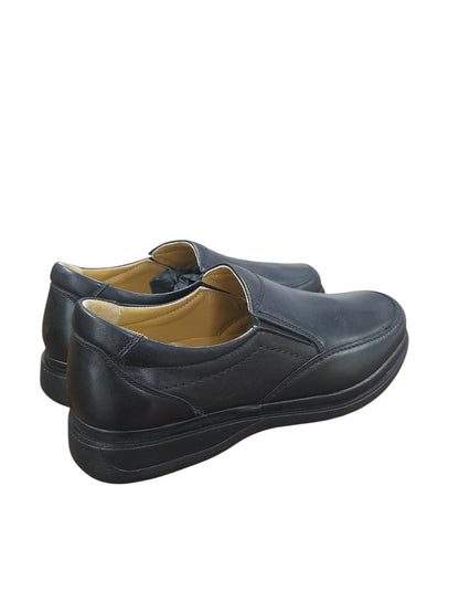 Mocassino linea confort ANTONELLO morbidone uomo MADE IN SPAIN pelle/nappa soft nero