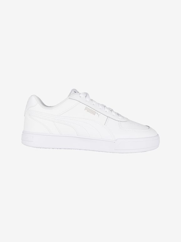 Sneaker PUMA CAVEN 2.0 JR scarpa da ginnastica da ragazzo in pelle bianco