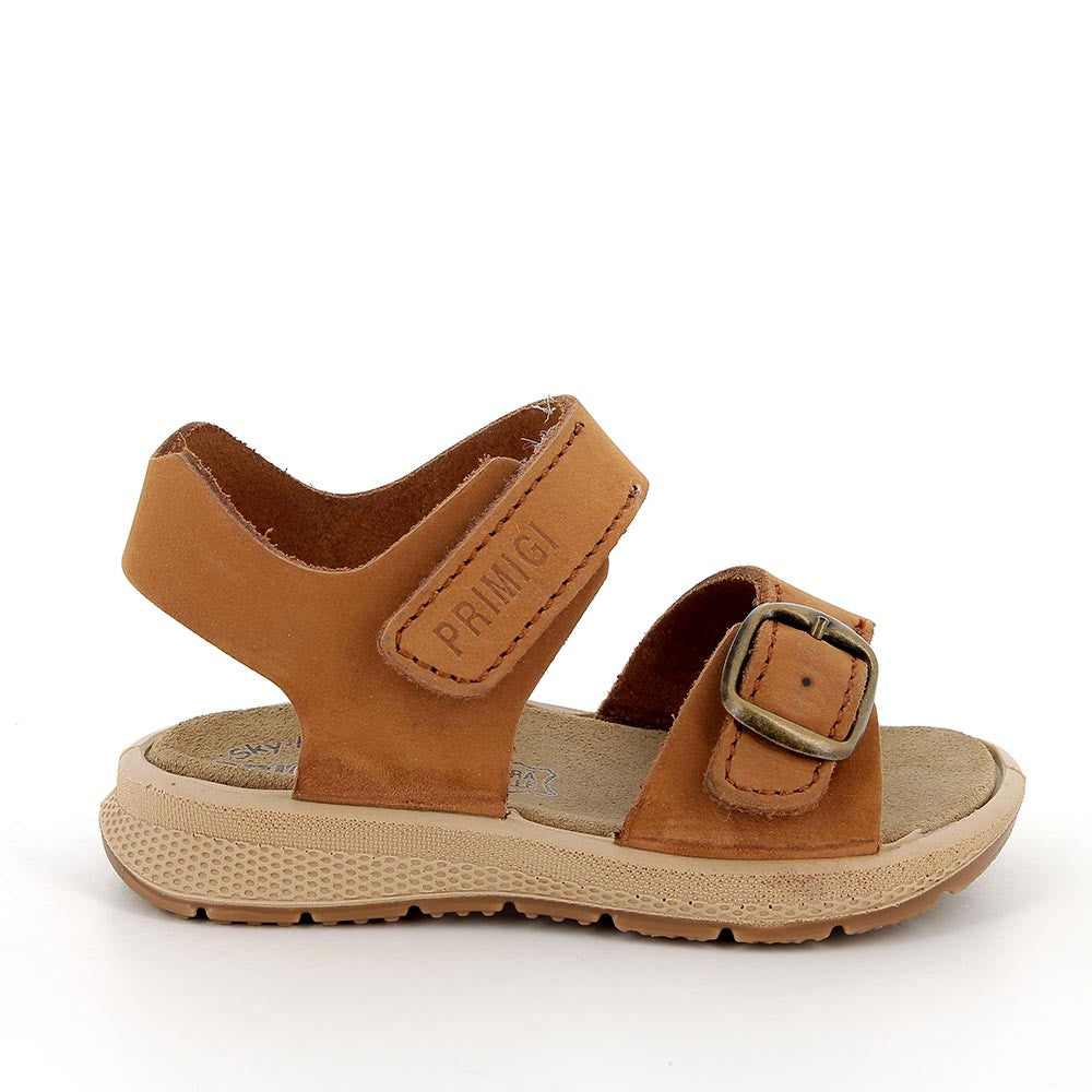 Sandalo PRIMIGI scarpa da bambino in nabuk liscio cuoio