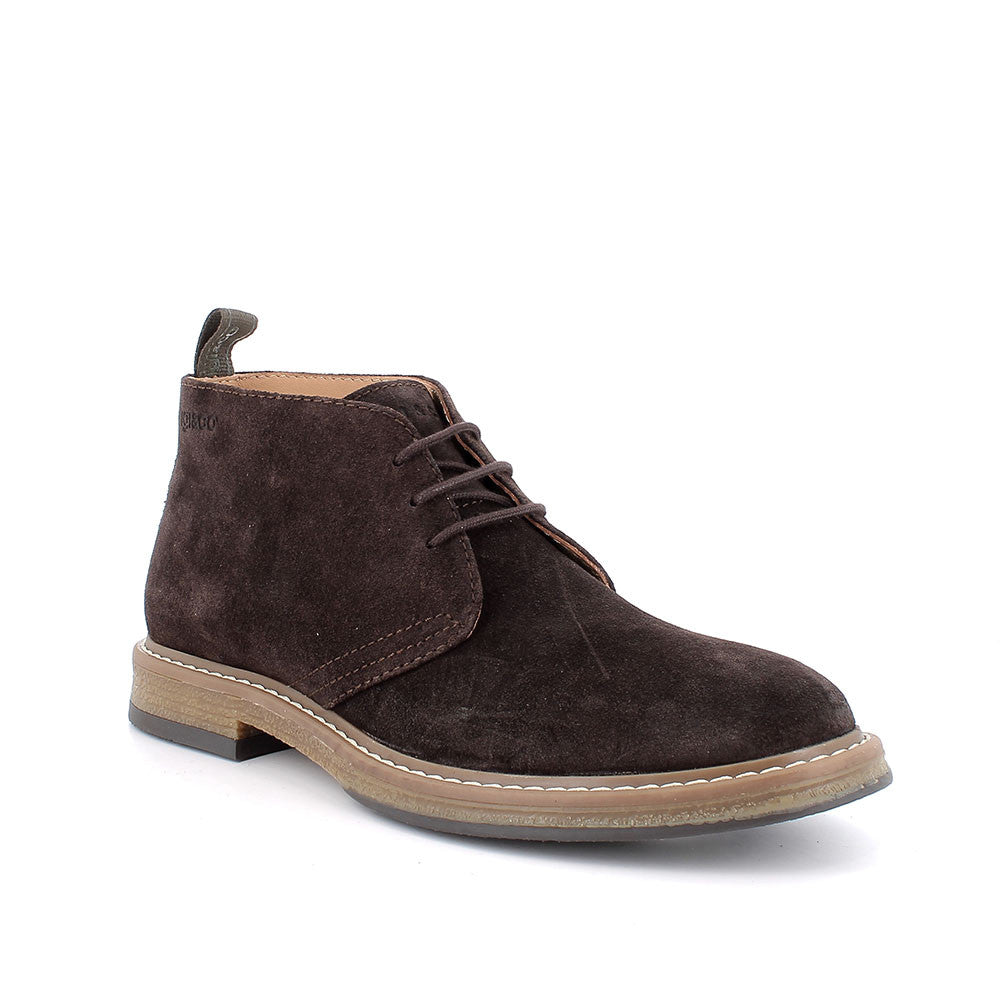Polacchine uomo IGI&CO scarpa casual MADE IN ITALY in camoscio testa di moro