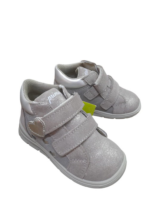 Sneakers PRIMIGI scarpa da bambina Primi Passsi in camoscio brinato visone