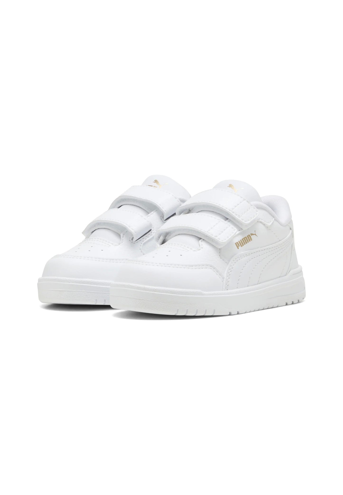 Sneakers PUMA SHUFFLE DOWNTOWN LO V PS scarpa ginnastica da bambino in pelle bianco