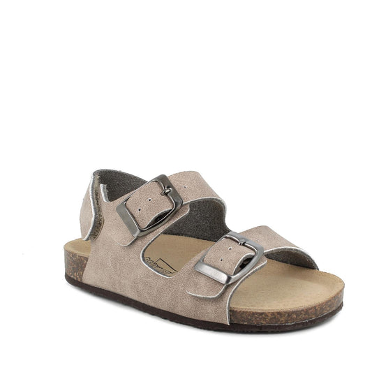 Sandalo PRIMIGI modello BIRK scarpa bambino in nabuk nevada beige