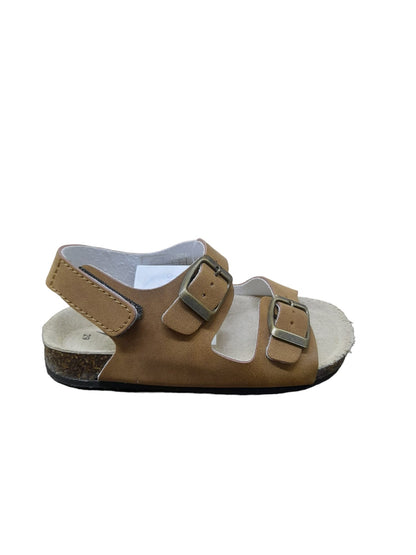 Sandalo PRIMIGI modello BIRK scarpa bambino in nabuk atene marrone