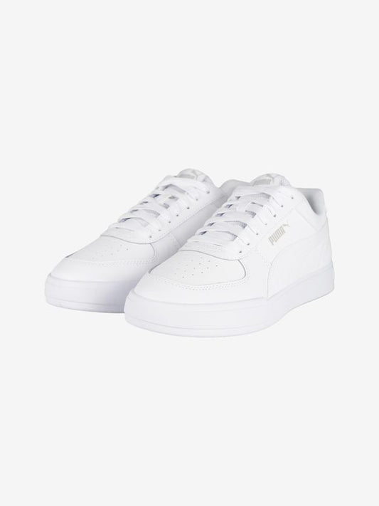 Sneaker PUMA CAVEN 2.0 JR scarpa da ginnastica da ragazzo in pelle bianco