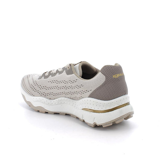 Sneakers IGI&CO scarpa donna MADE IN ITALY in tessuto Flyknit elasticizzato sabbia
