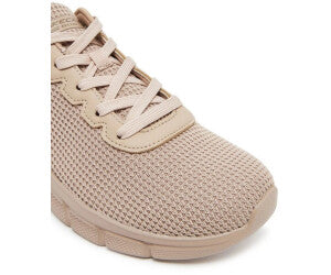 SKECHERS BOBS VISIONARY ESSENCE Vegan scarpa running donna tessuto tecnico beige