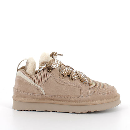 Sneakers IGI&CO scarpa sportiva low MADE IN ITALY in scamosciato beige