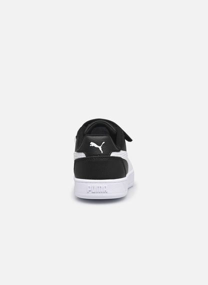 Sneaker PUMA CAVEN 2.0 AC + PS scarpa ginnastica da bambino in pelle nero con strappo