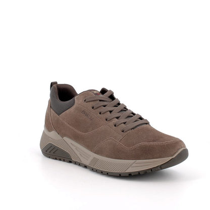 Scarpa uomo ENVAL SOFT sneakers MADE IN ITALY in camoscio/crosta tortora