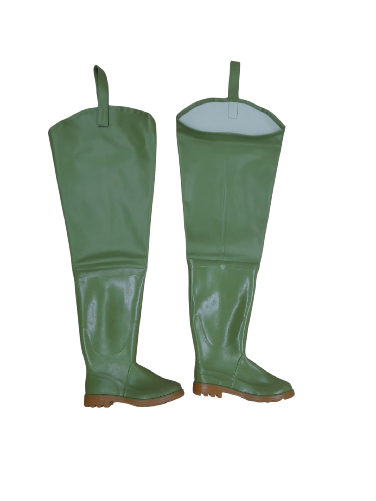 Stivale pesca tutta coscia in gomma verde gommaflex MARESCA