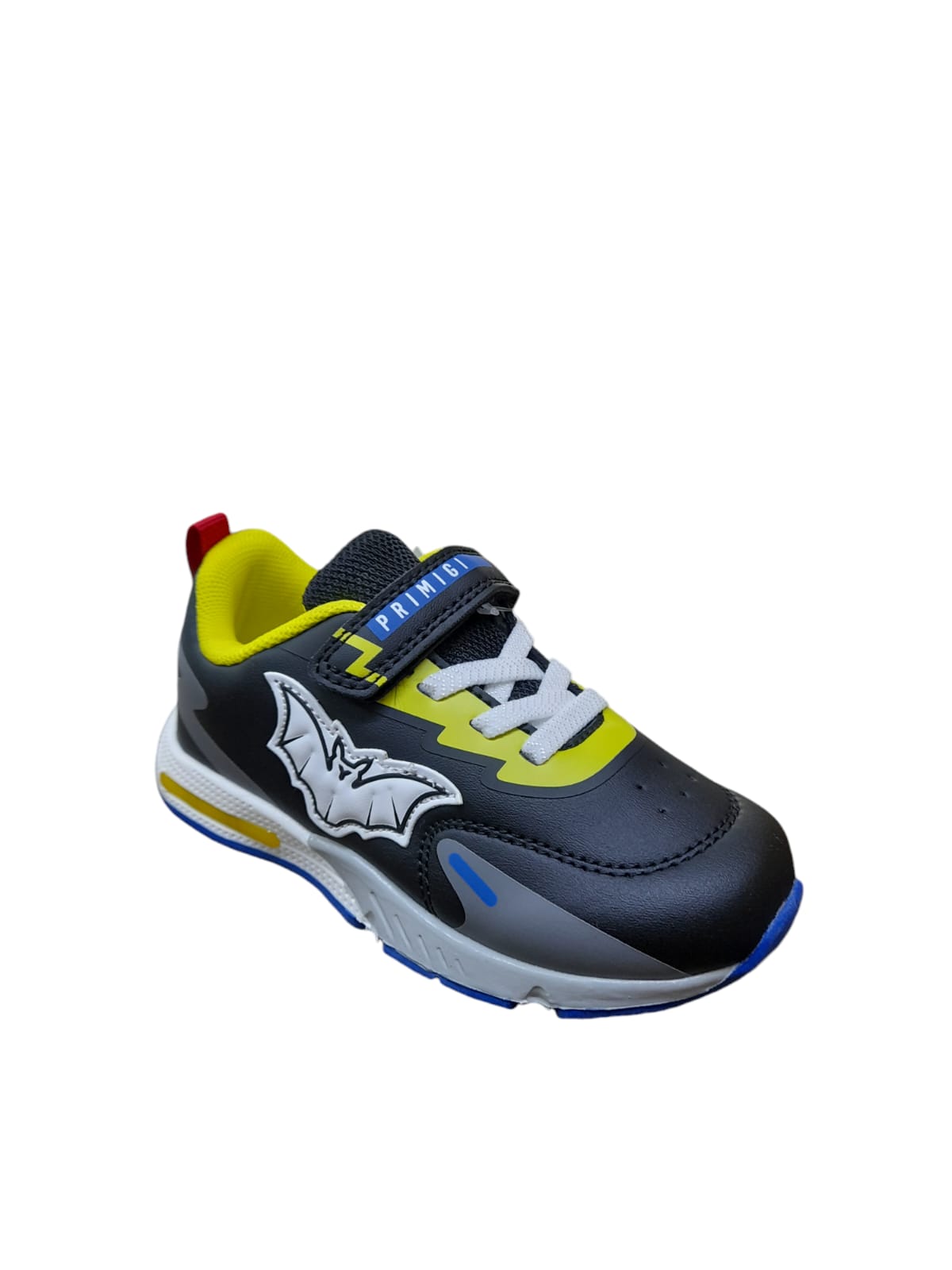 Scarpa PRIMIGI SPORT LIGHTS ginnastica bambino primi passi a luci bambino pelle nero