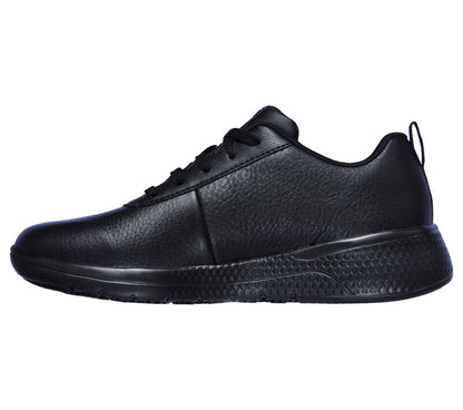 SKECHERS MARSING GMINA Work FOOTWEAR scarpa da donna in pelle bottolata nera