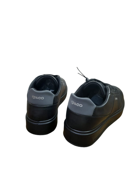 Sneakers IGI&CO scarpa sportiva uomo MADE IN ITALY in nappa/pelle soft nero
