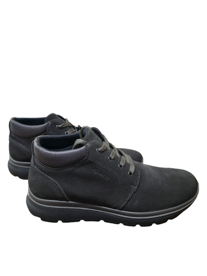 Polacchine IGI&CO scarpa da uomo casual MADE IN ITALY in camoscio special caffè