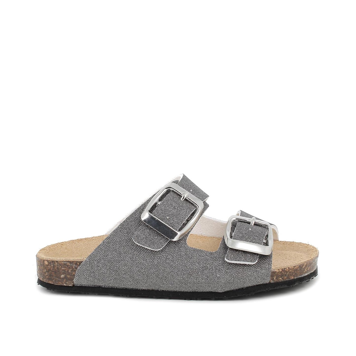 Scalzato PRIMIGI scarpa/sandalo da bambina in laminato luxor nero