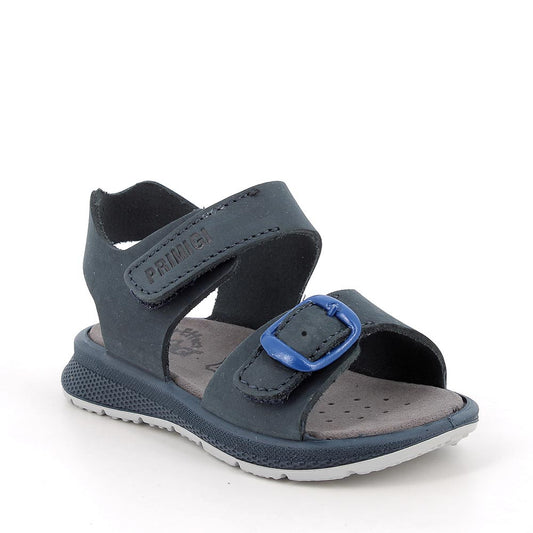 Sandalo PRIMIGI scarpa da bambino in nabuk liscio blu