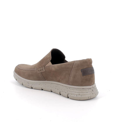 Mocassino IGI&CO scarpa da uomo MADE IN ITALY in nabuk gum fango