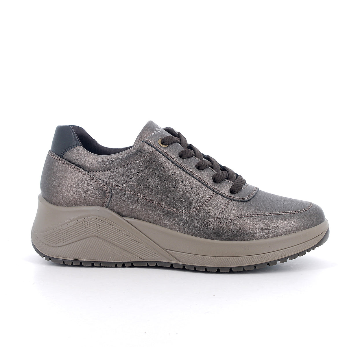 Sneakers IGI&CO scarpa donna MADE IN ITALY in pelle Dubai opaco testa di moro