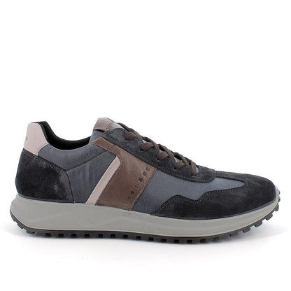 Sneakers IGI&CO scarpa sportiva/casual uomo MADE IN ITALY in camoscio blu notte
