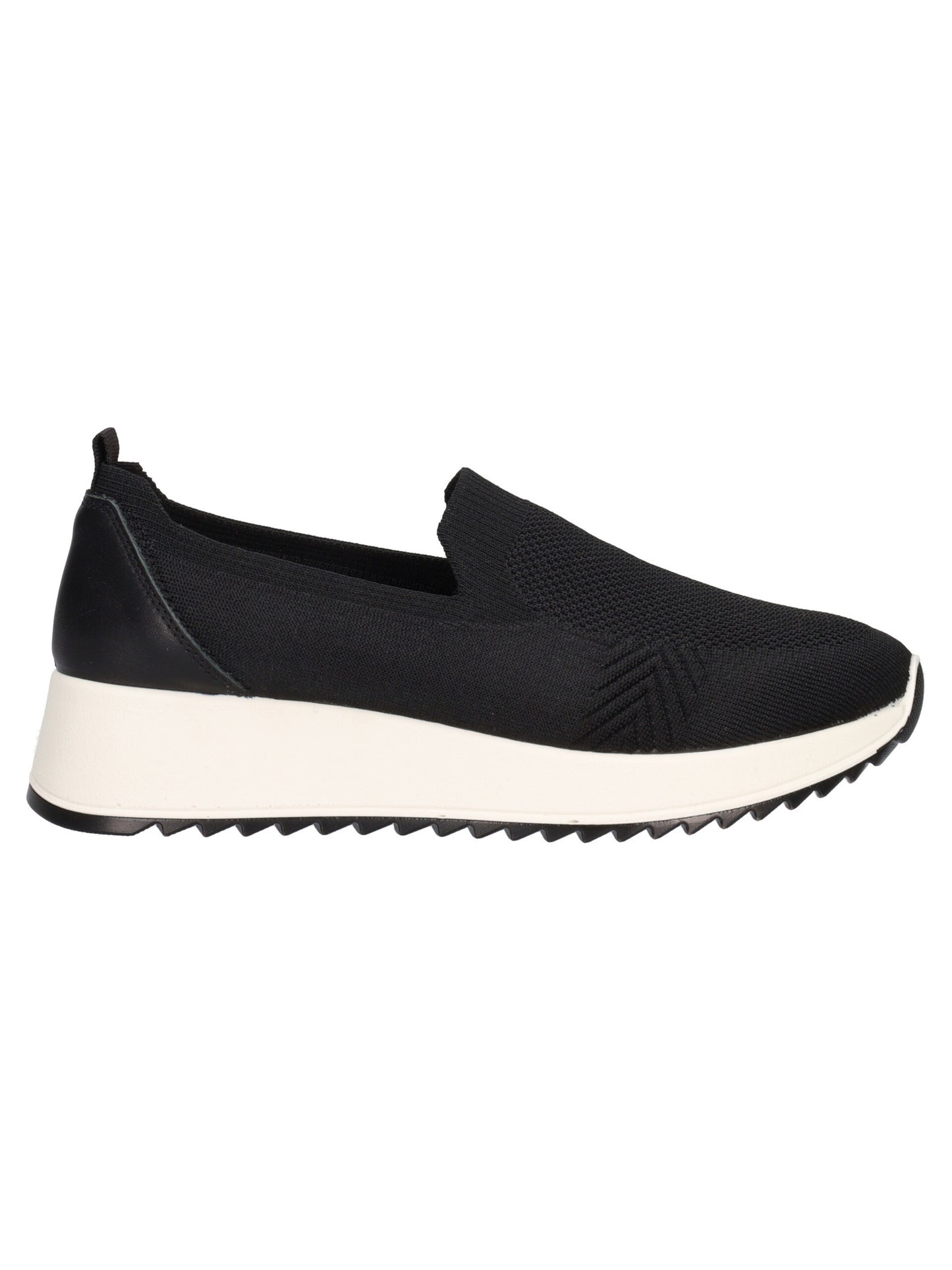 Mocassino ENVAL SOFT scarpa da donna MADE IN ITALY tessuto elasticizzato Flyknit nero