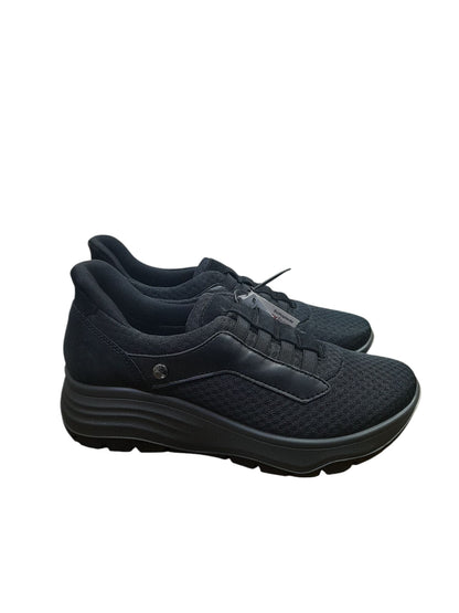 Scarpa ENVAL SOFT Slip-Ins confort MADE IN ITALY da donna in tessuto Flyknit nero
