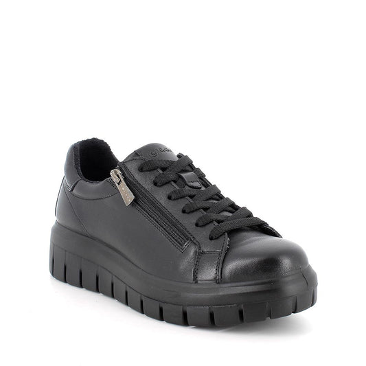 Sneaker IGI&CO scarpa donna casual MADE IN ITALY in pelle/nappa soft nero