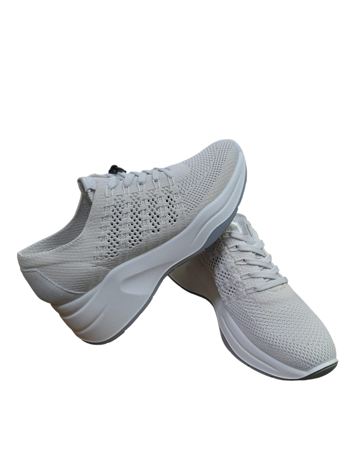Sneakers IGI&CO scarpa  donna MADE IN ITALY in tessuto flyknit elasticizzato bianco