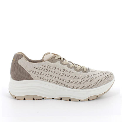 Sneakers IGI&CO scarpa donna MADE IN ITALY tessuto flyknit elasticizzato sabbia