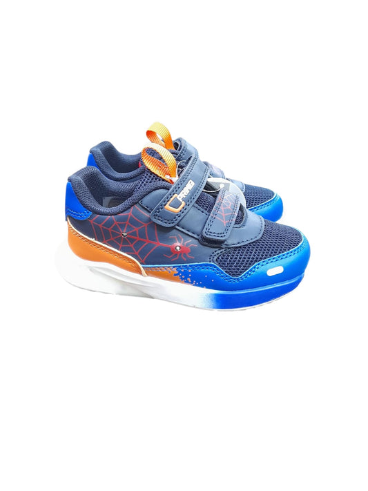 Sneakers PRIMIGI SPORT LIGHTS scarpa ginnastica bambino in pelle e tessuto blu royal