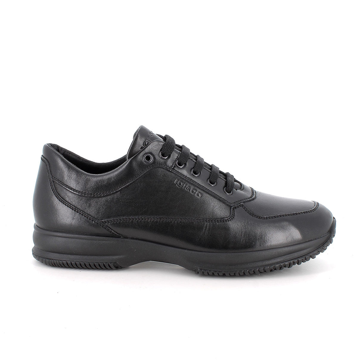 Scarpa uomo IGI&CO sneakers MADE IN ITALY in pelle di vitello nero