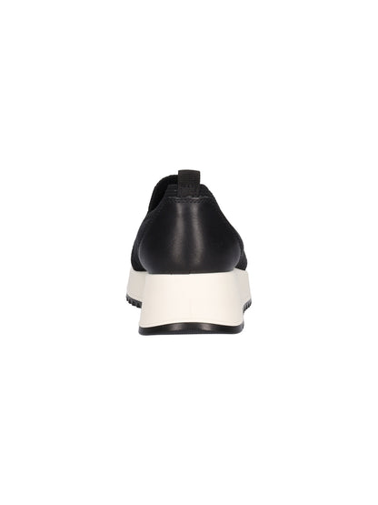 Mocassino ENVAL SOFT scarpa da donna MADE IN ITALY tessuto elasticizzato Flyknit nero