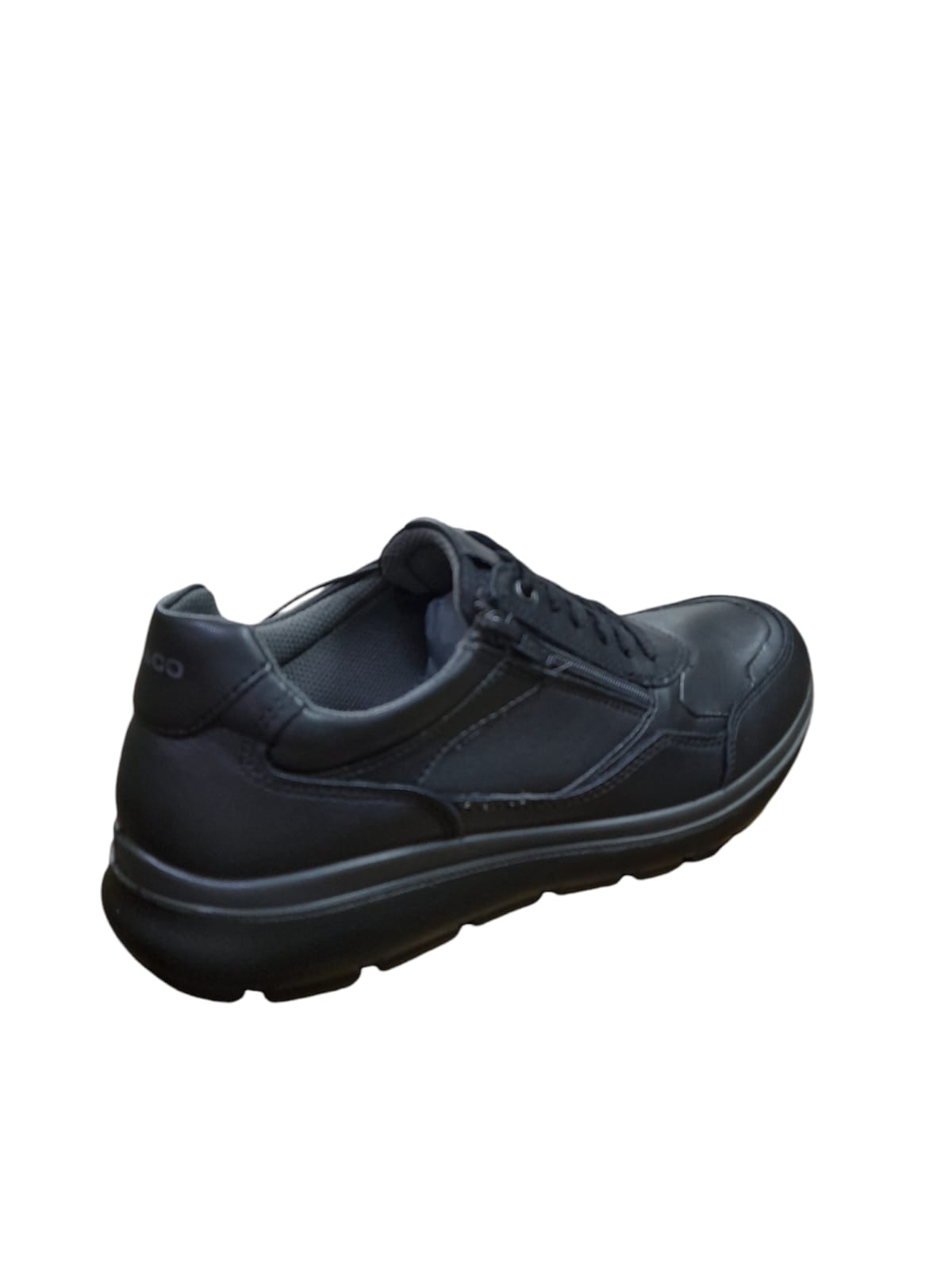Sneakers IGI&CO scarpa sportiva uomo MADE IN ITALY in pelle/nappa soft nero