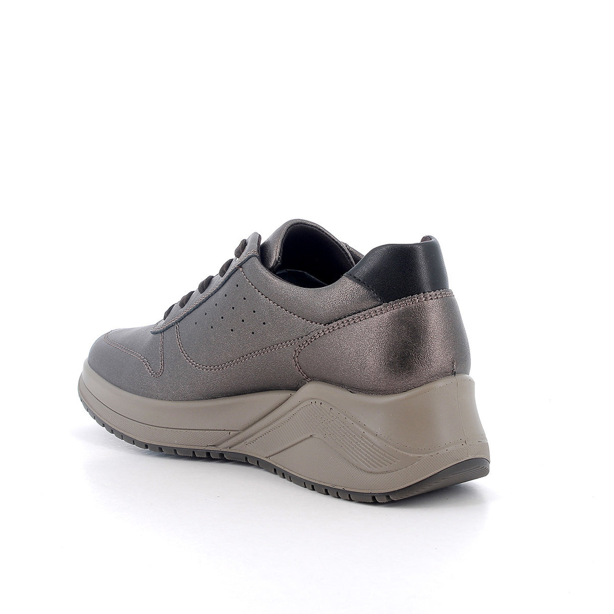 Sneakers IGI&CO scarpa donna MADE IN ITALY in pelle Dubai opaco testa di moro