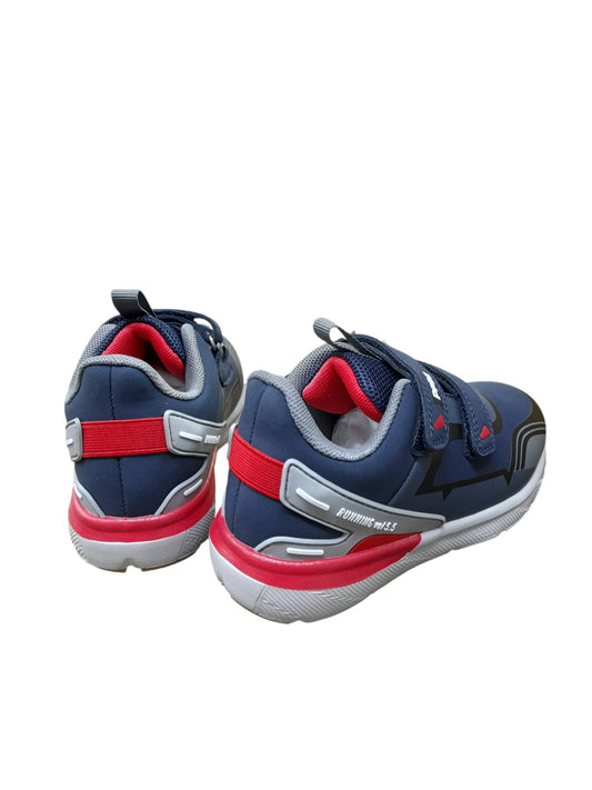 Sneakers PRIMIGI SPORT scarpa ginnastica da bambino in nabuk blu e grigio