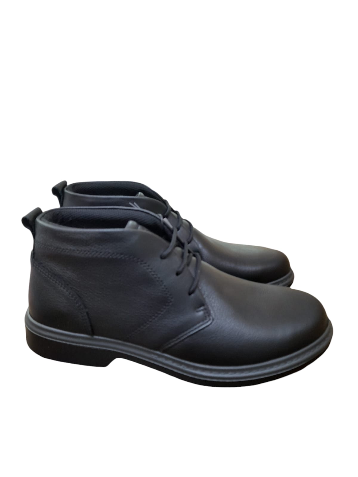 Polacchine ENVAL SOFT scarpa casual da uomo MADE IN ITALY pelle/nappa bottolato nero