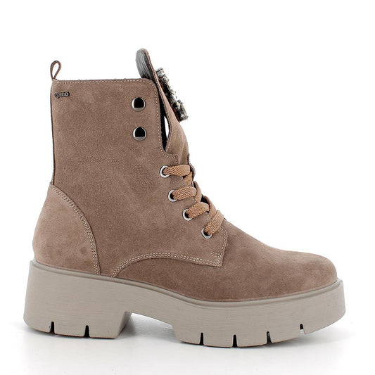 Tronchetto IGI&CO anfibio donna MADE IN ITALY in scamosciato super fango