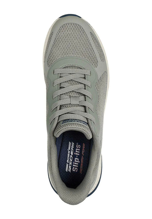 Sneakers SKECHERS BOBS SQUAD SLIP-INS in tessuto tecnico verde oliva