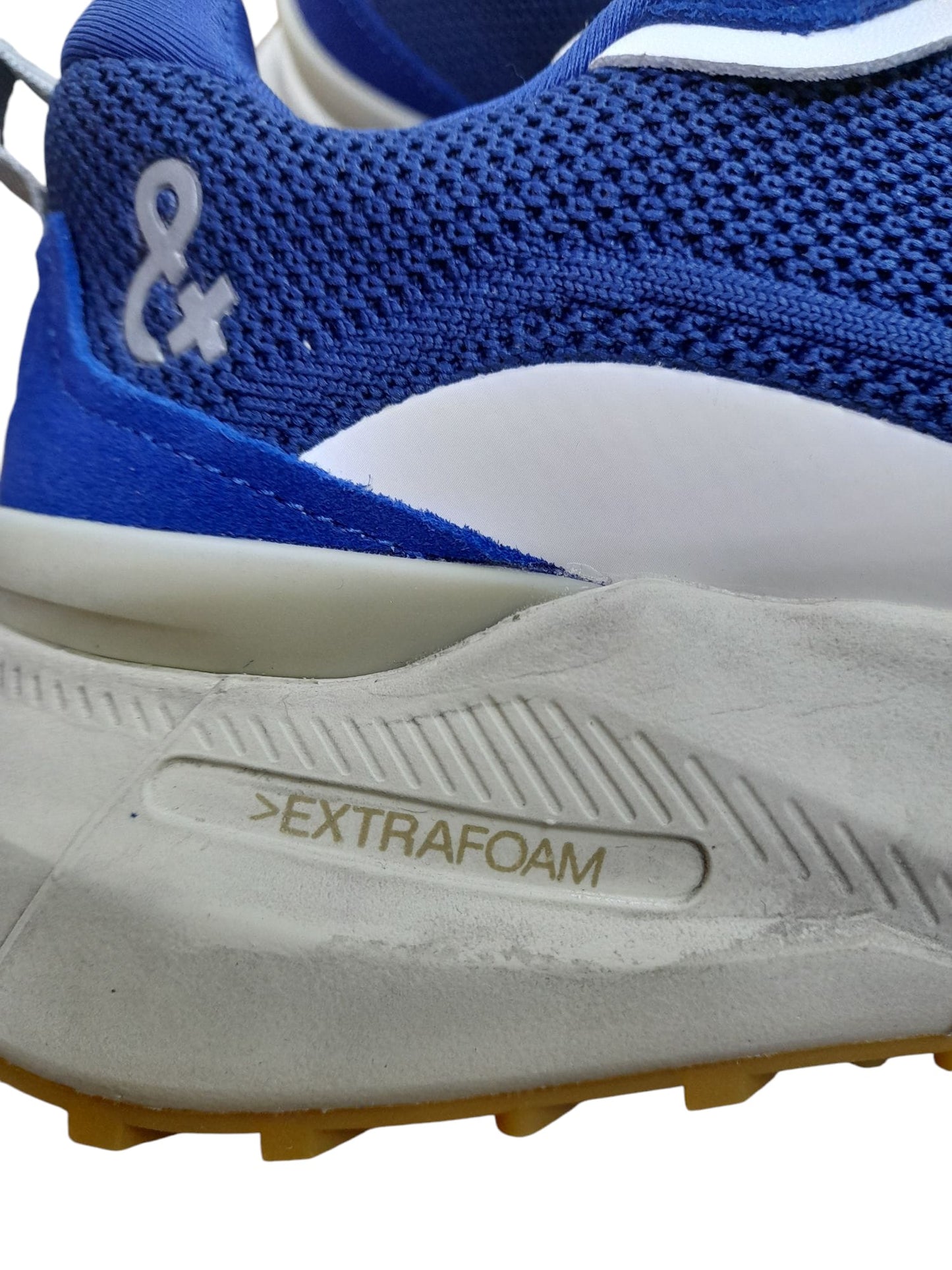 Sneakers IGI&CO & EXTRA scarpa sportiva da uomo tessuto maglia blu chiaro