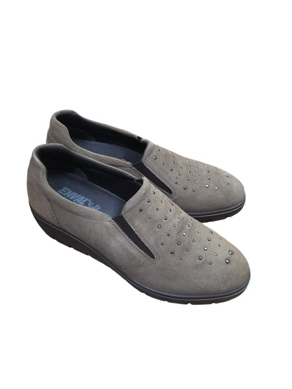 Mocassino ENVAL SOFT scarpa linea confort MADE IN ITALY in scamosciato super fango