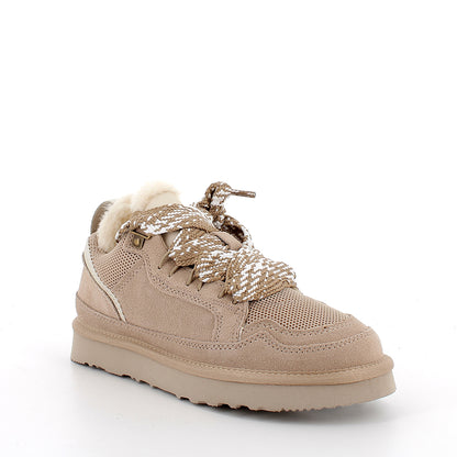 Sneakers IGI&CO scarpa sportiva low MADE IN ITALY in scamosciato beige
