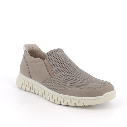 Mocassino IGI&CO scarpa da uomo MADE IN ITALY in nabuk gum morbido Talpa